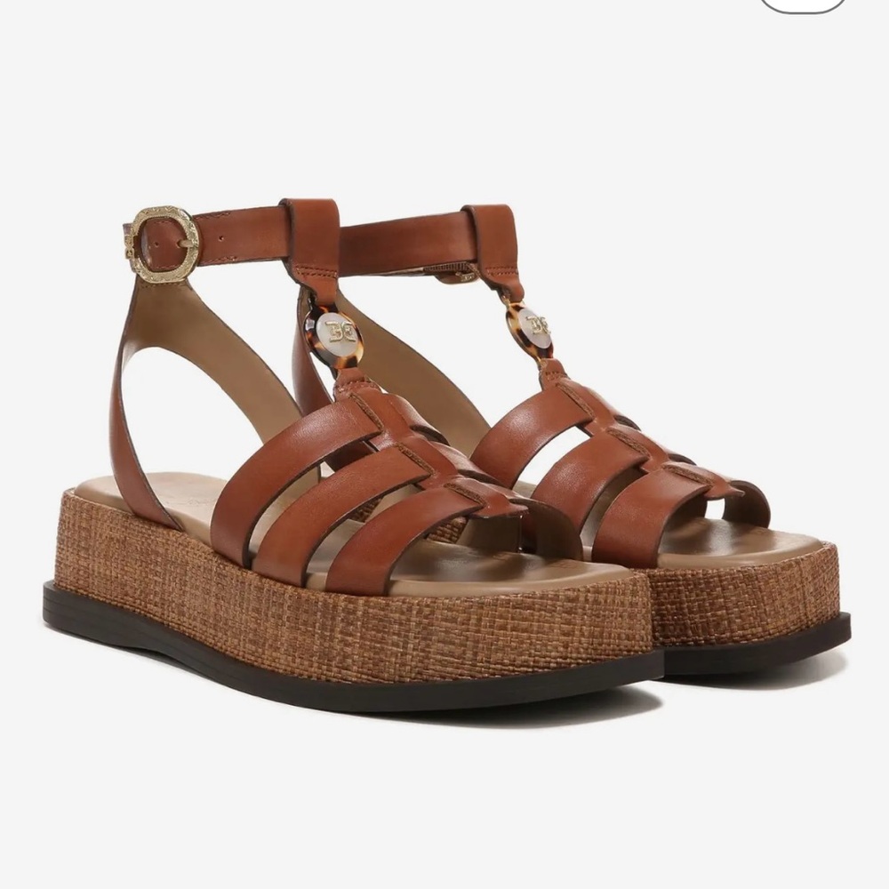 Sam Edelman Naima Gladiator Sandal in Cognac Size 7